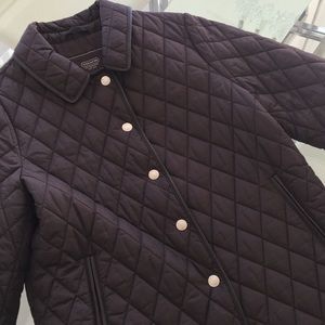 COACH dark brown Jacket Size L